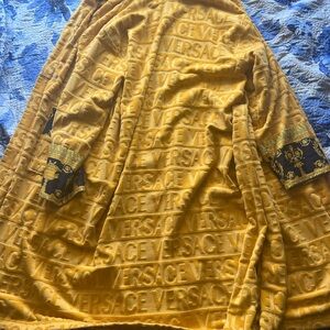 Versace Gold Embossed Robe